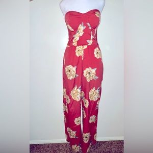 BandofGypsies - Floral Maxi Jumpsuit